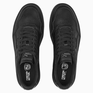 PUMA • Black Rebound Retro Sneakers